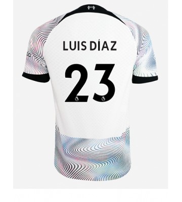 Liverpool Luis Diaz #23 Bortedrakt 2022-23 Kortermet